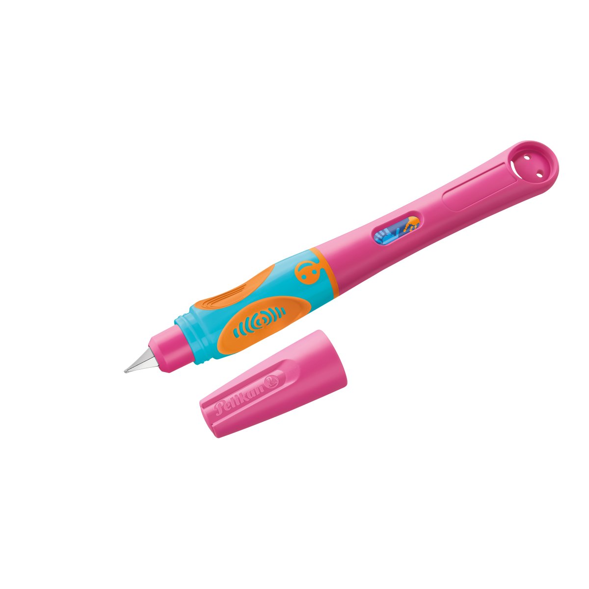 Stilou - Griffix, penita L pentru stangaci, Lovely Pink | Pelikan