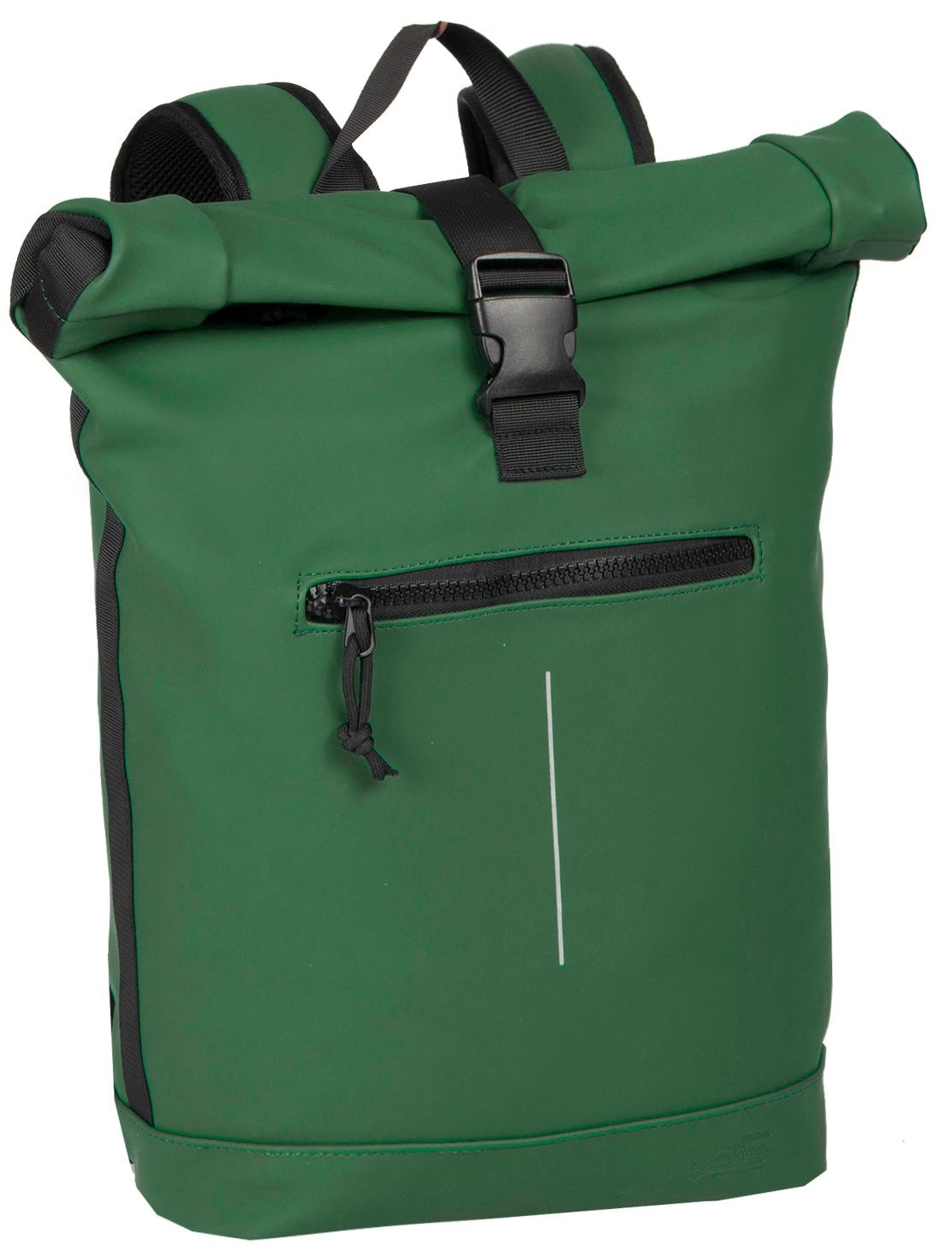 Rucsac Mart-New York Rolltop - Verde inchis | Herlitz - 5 | YEO