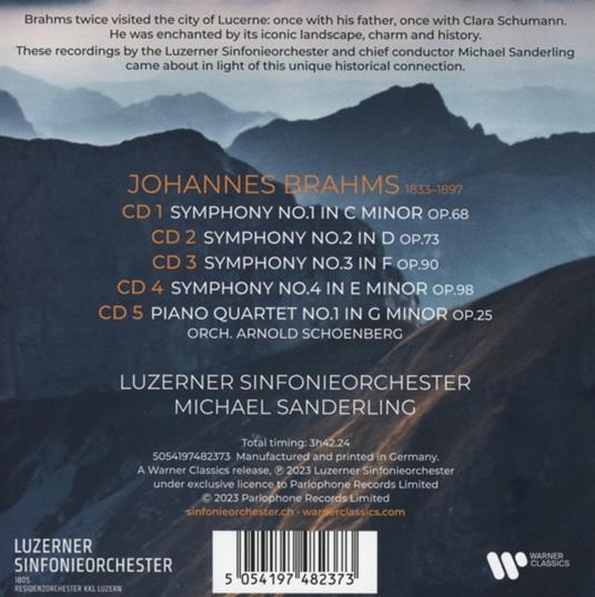 Brahms: The Four Symphonies | Luzerner Sinfonieorchester