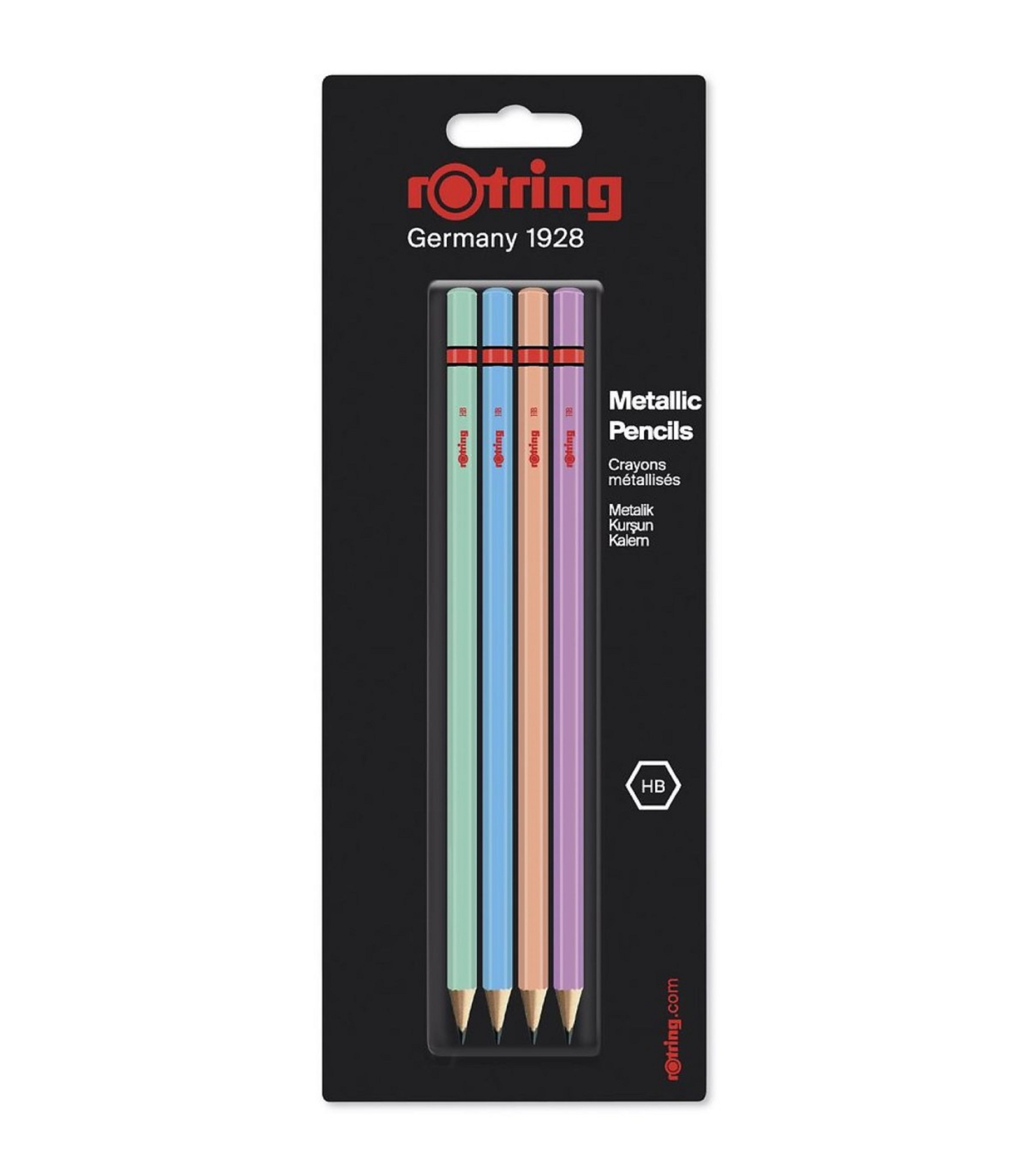 Set 4 creioane grafit metalizate | Rotring