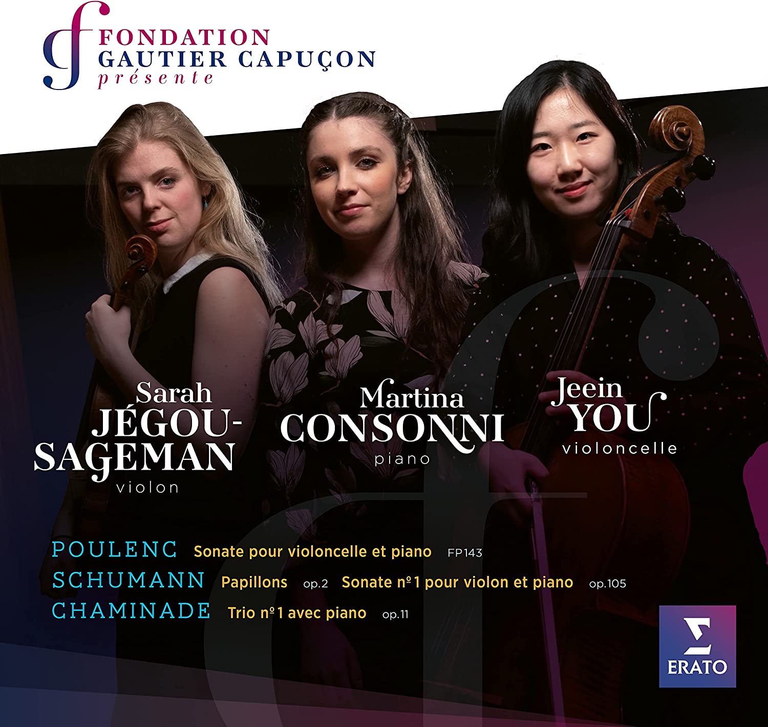 Poulenc - Schumann - Chaminade: Chamber Works | Martina Consonni, Sarah Jegou-Sageman, Jeein You