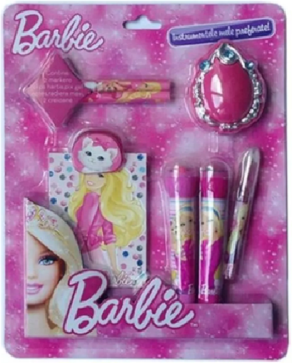 Set instrumente de scris - Barbie