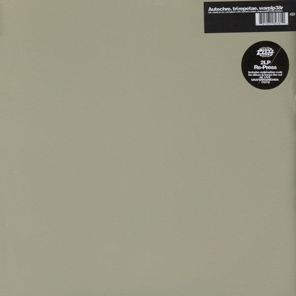 Tri Repetae -Gatefold - Vinyl | Autechre