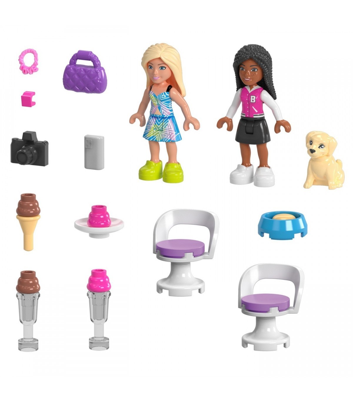 Set de joaca - Barbie - Masina decapotabila si stand de inghetata | Mattel - 3 | YEO