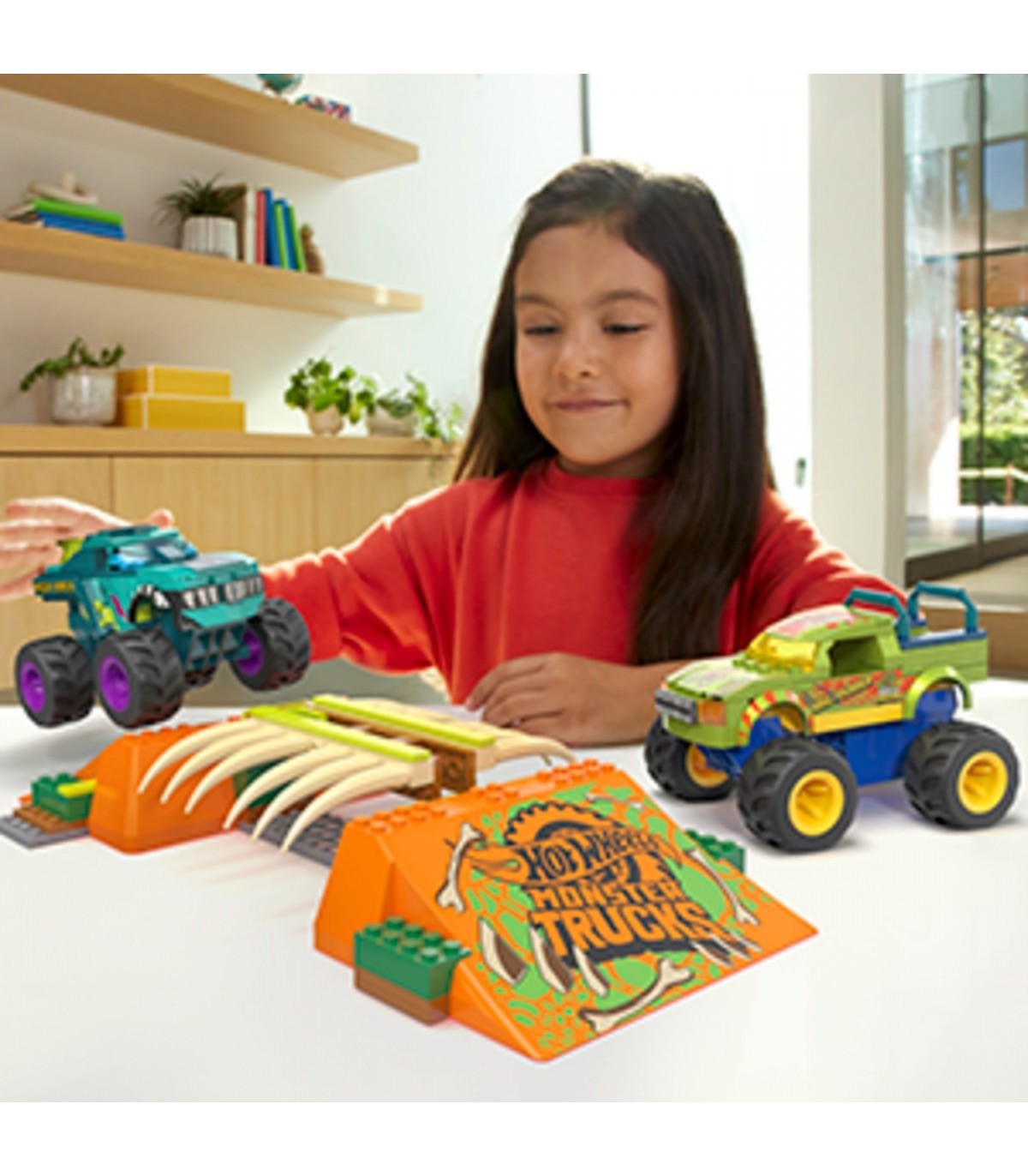 Set de joaca - Hot Wheels Monster Truck Mega Bloks | Mattel