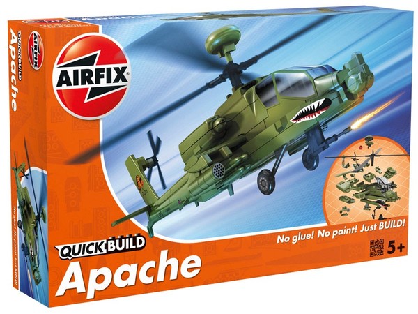Set constructie - QuickBuild Apache Helicopter J6004 | Airfix image2