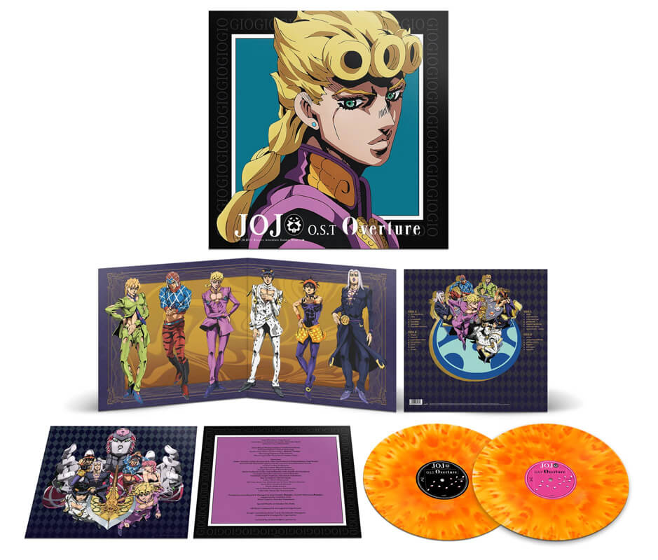 Jojo\'s Bizarre Adventure Golden Wind Soundtrack (Orange & Yellow Marble Vinyl) | Yugo Kanno - 1 | YEO