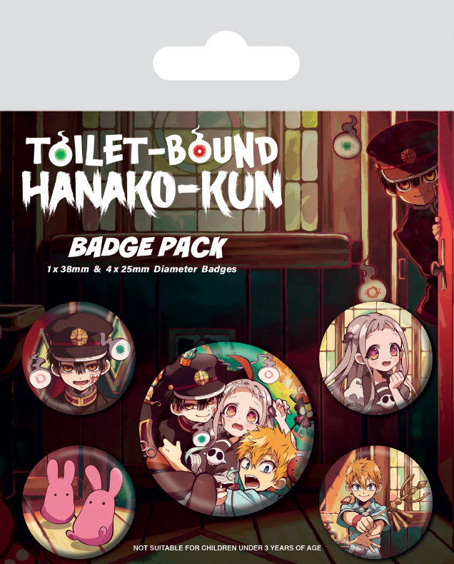 Set 5 insigne - Toilet Bound Hanako-Kun - Characters | Pyramid International