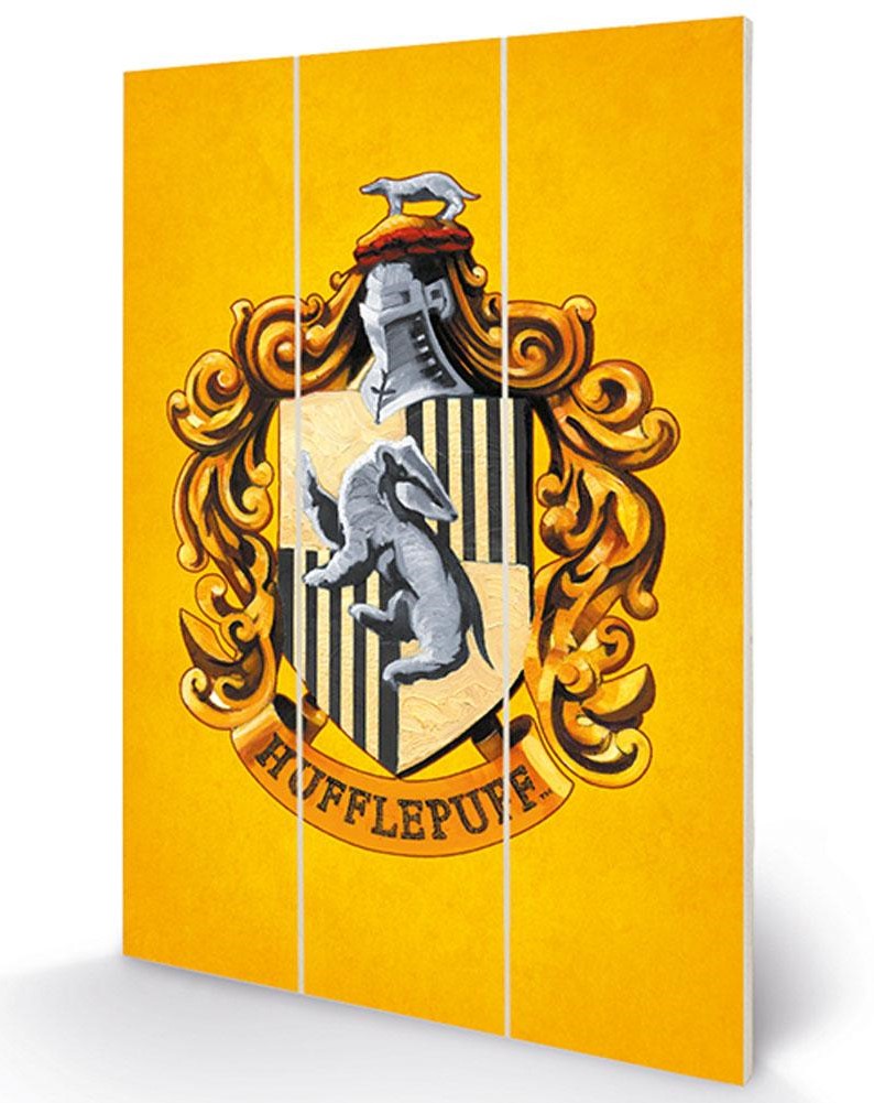 Tablou - Harry Potter - Colourful Crest Hufflepuff | Pyramid International