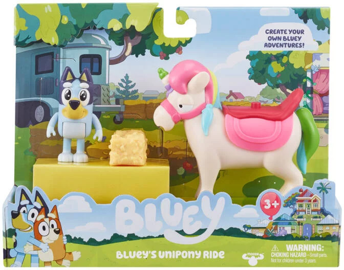 Set 2 figurine - Bluey - Bluey\'s Unipony Ride | Moose Toys - 4 | YEO