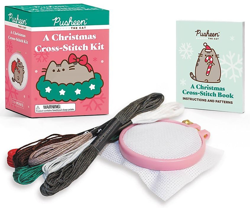 Pusheen: A Christmas Cross-Stitch Kit | Claire Belton, Sosae Caetano, Dennis Caetano
