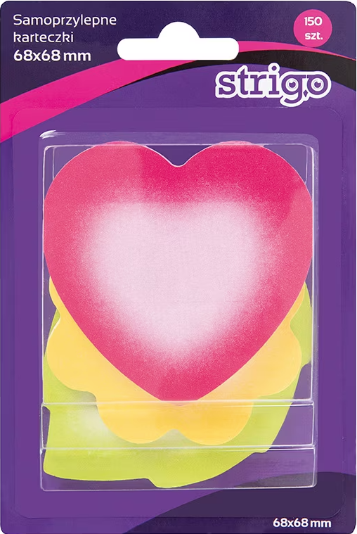 Sticky Notes Strigo - diferite forme, multicolor | Strigo