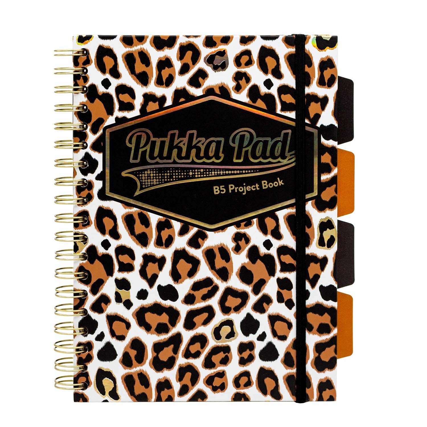 Carnet cu spirala si separatoare - Ghepard B5 - 200 file | Pukka Pad