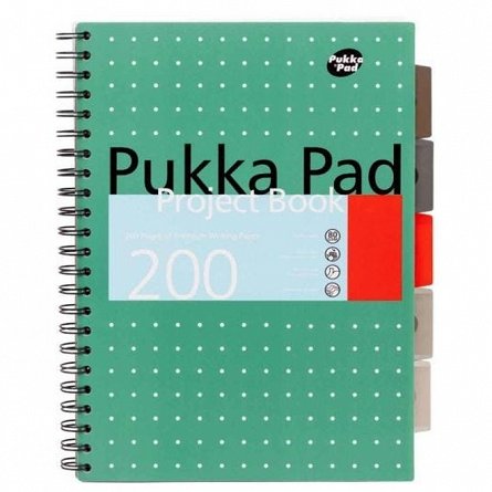 Caiet cu spirala - Pukka Pad - Project Book A4 | Pukka Pad - 2 | YEO