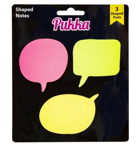 Set 3 tipuri notite adezive - Multicolor | Pukka Pad