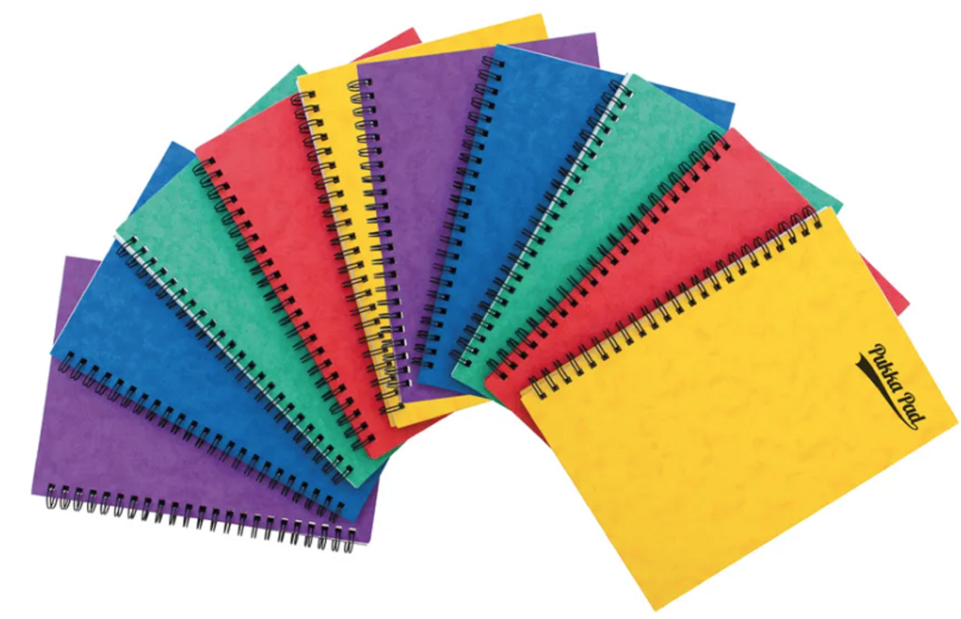 Set 10 caiete cu spirala - Notemakers Sidebound - Multicolor | Pukka Pad