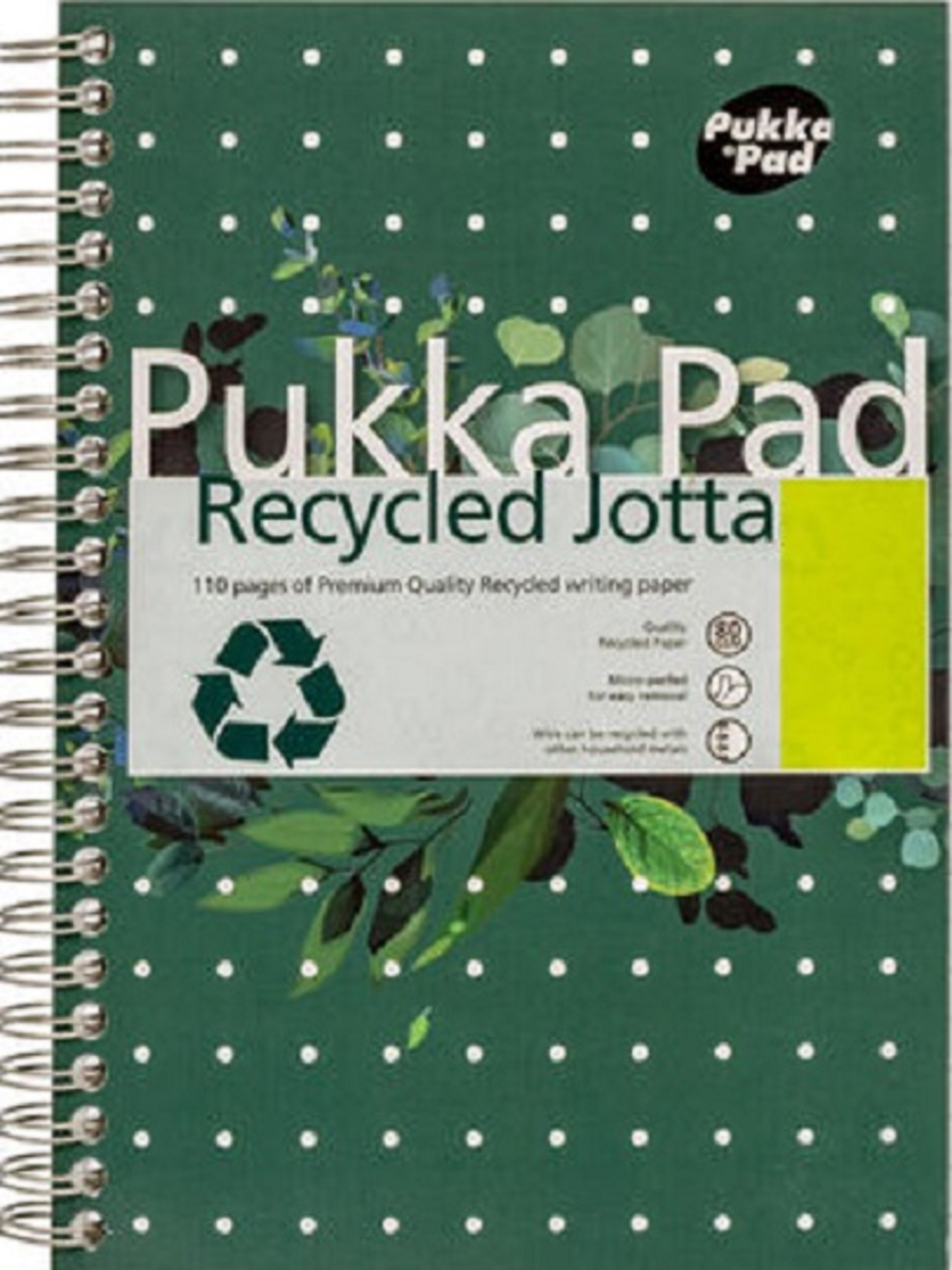 Caiet cu spirala - Jotta Notebook - Recycled Pad | Pukka Pad