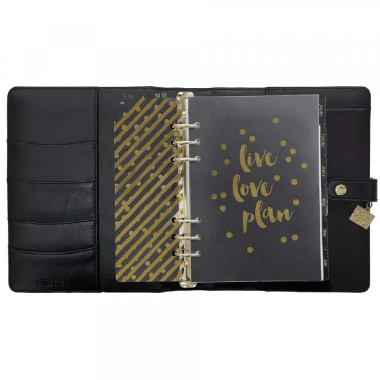 Agenda A6 nedatata - Carpe Diem - Negru | Pukka Pad