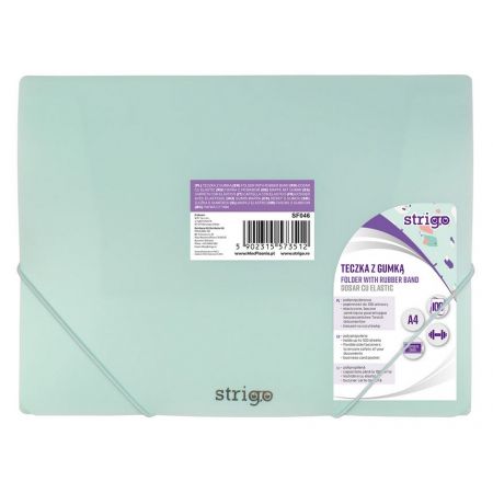 Mapa A4 cu elastic - Menta | Strigo