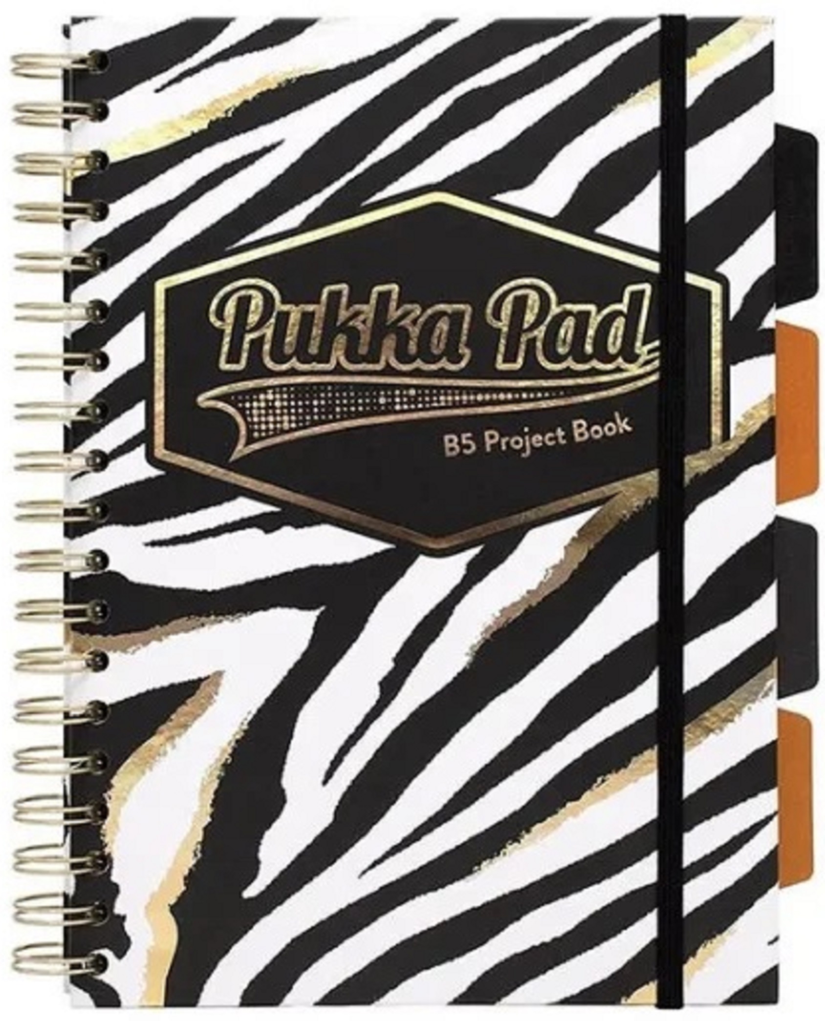 Caiet A4 cu spirala - Wild Jotta - Zebra | Pukka Pad - 1 | YEO