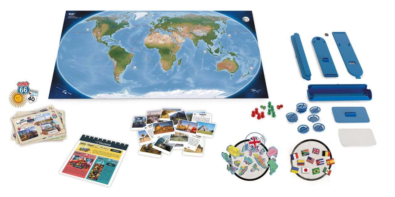 Puzzle magnetic - Harta Lumii | Buki - 1