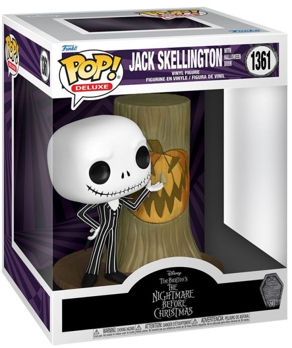 Figurina - Pop! Deluxe The Nightmare Before Christmas: Jack Skellington (with Halloween Door) | Funko