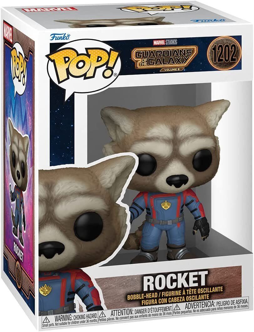  Figurina - Pop! Guardians of the Galaxy 3: Rocket | Funko 