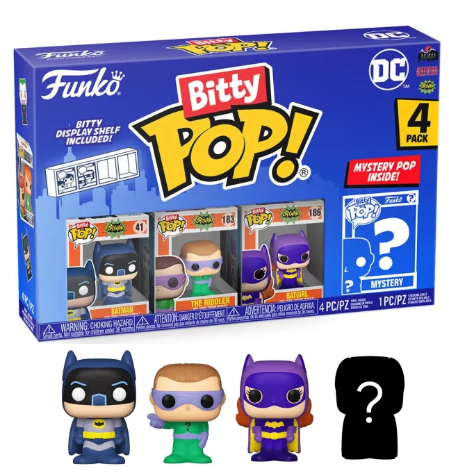 Set figurine - Bitty Pop - Batman Adam West | Funko