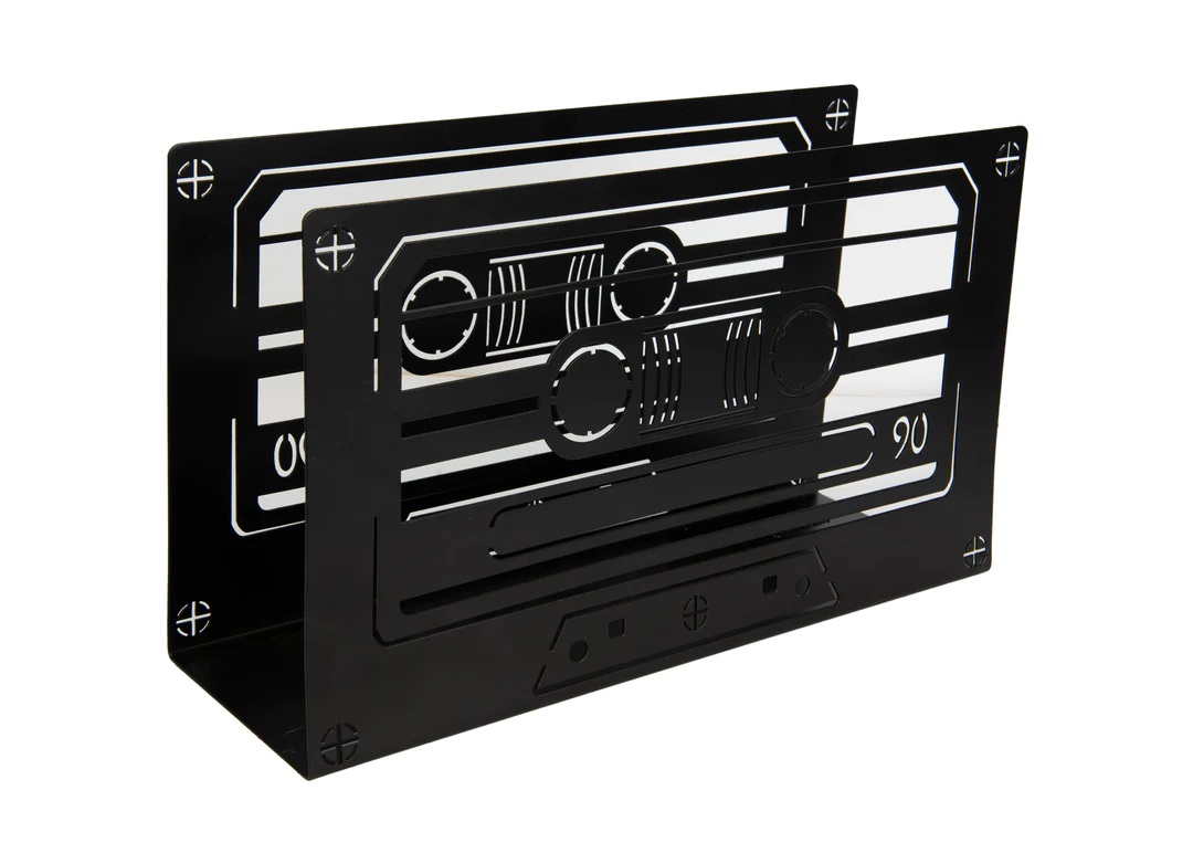 Suport reviste - Cassette Black | Fisura