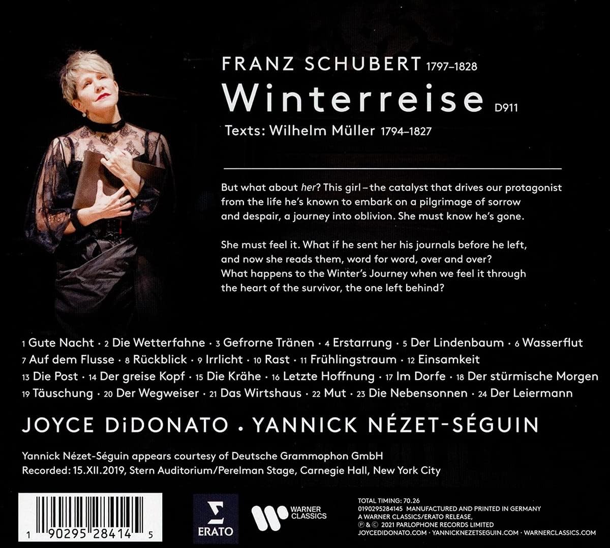 Schubert: Winterreise | Joyce DiDonato, Yannick Nezet-Seguin