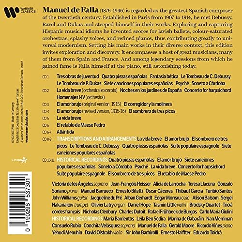 Manuel de Falla - The Spanish Soul (Box Set) | Various Artists