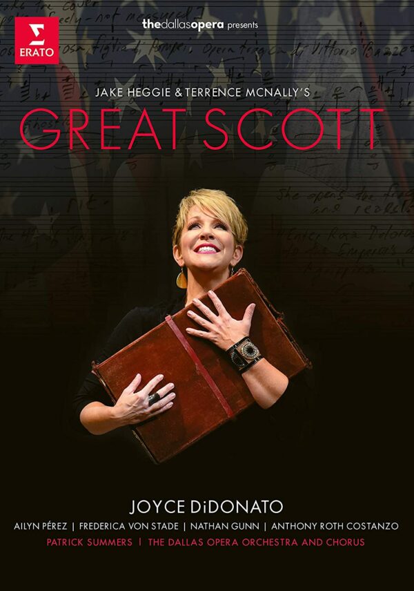 Heggie: Great Scott (DVD) | Joyce DiDonato, Ailyn Perez, Frederica von Stade, Nathan Gunn, Dallas Civic Opera Chorus, Dallas Civic Opera Orchestra, Patrick Summers