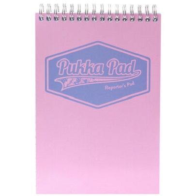 Caiet cu spirala - Pukka Pad - Reporter\'s Pad Roz | Pukka Pad