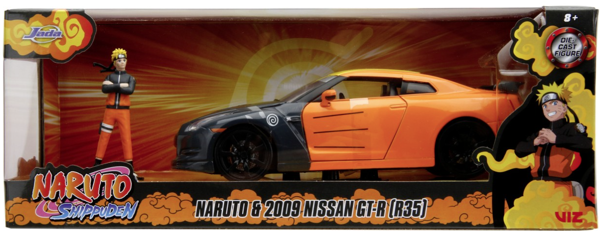 Masina metalica - Nissan Naruto GT-R 2009 | Jada Toys