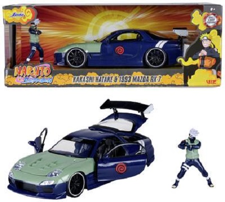 Set masinuta si figurina - Mazda RX-7 - Kakashi Hatake | Jada Toys