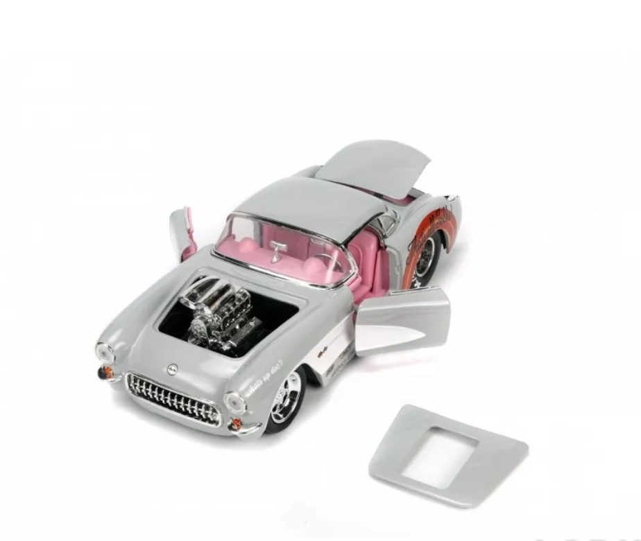 Set masina si figurina - Chevrolet Corvette & Bugs Bunny | Jada Toys - 4 | YEO