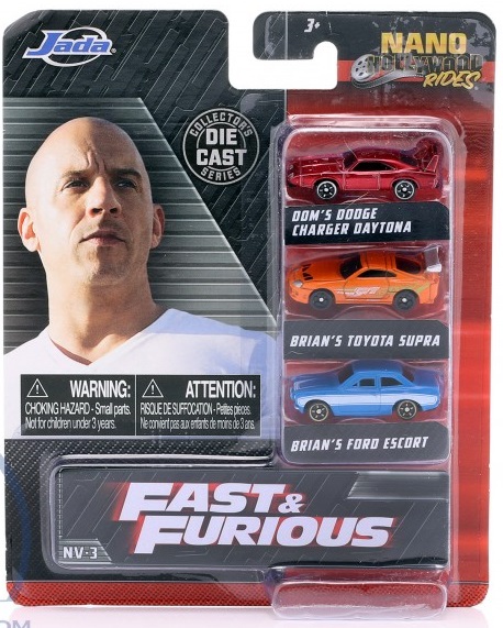  Set masinute metalice - Dodge Daytona, Toyota Supra, Ford Escort | Jada Toys 