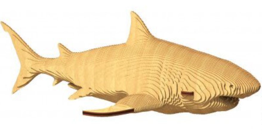 Puzzle 3D - White Shark | Cartonic