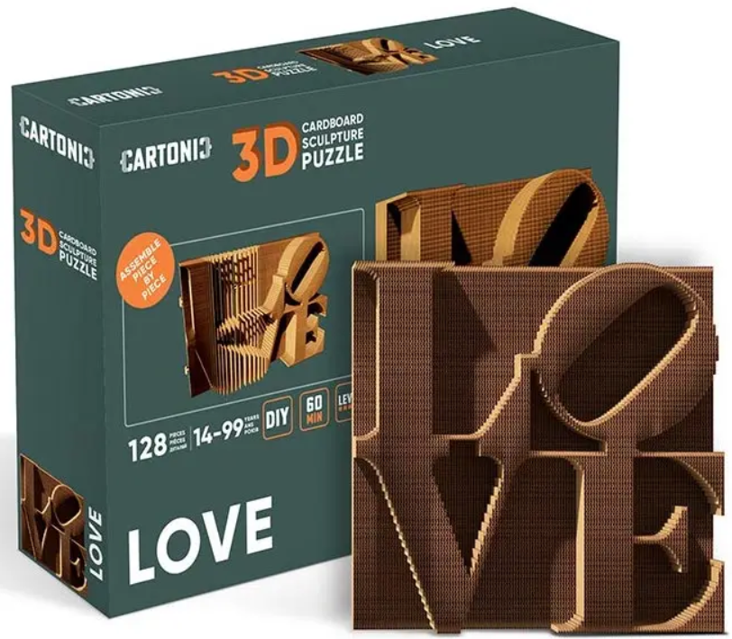 Puzzle 3D - Cartonic - Love 128 piece | Cartonic - 5 | YEO