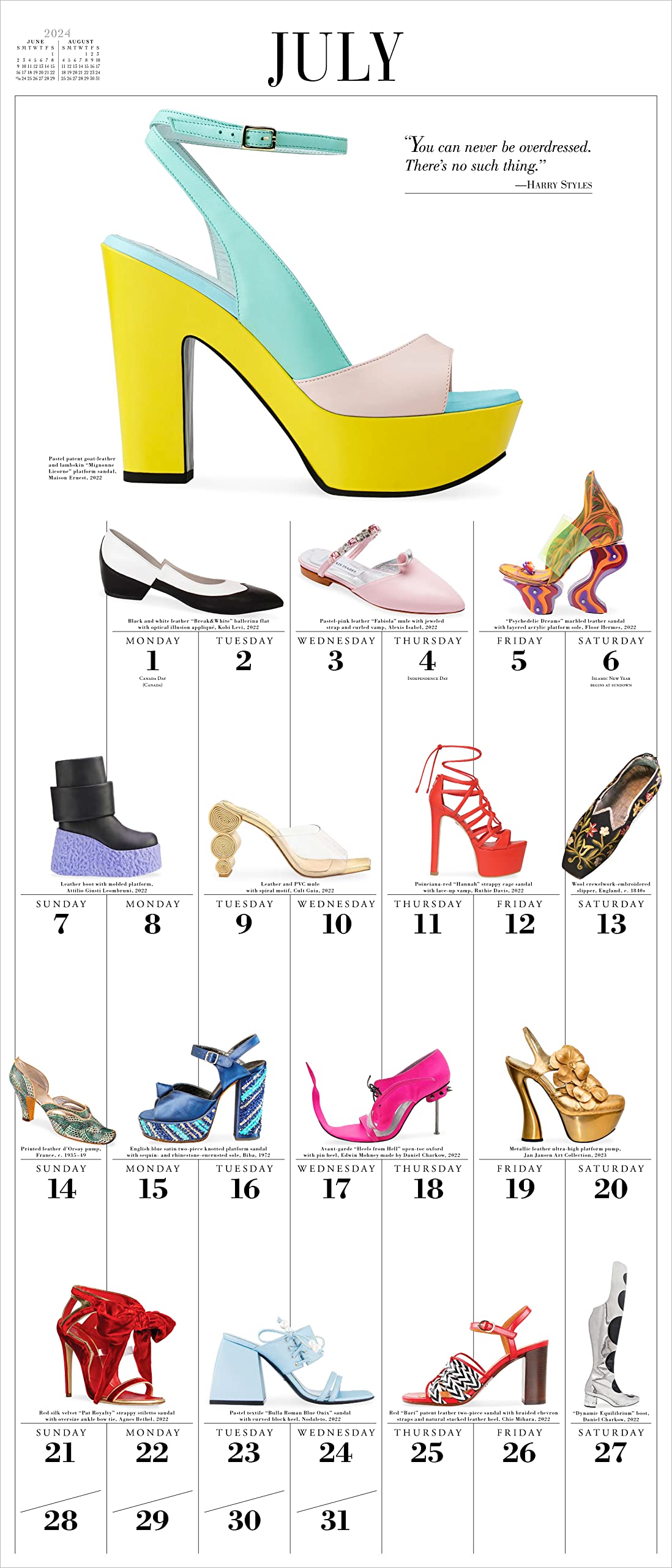 Calendar - 365 Days of Shoes - 2024 | Workman Publishing - 2 | YEO