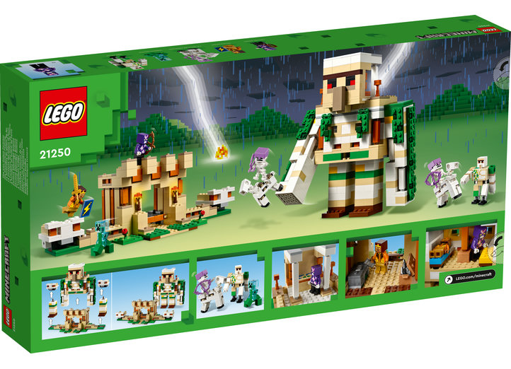 LEGO Minecraft (21250) - Fortareata Golemul de fier | LEGO