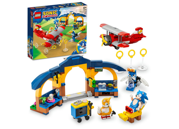 LEGO Sonic the Hedgehog (76991) - Atelierul lui Tails si Avion Tornado | LEGO