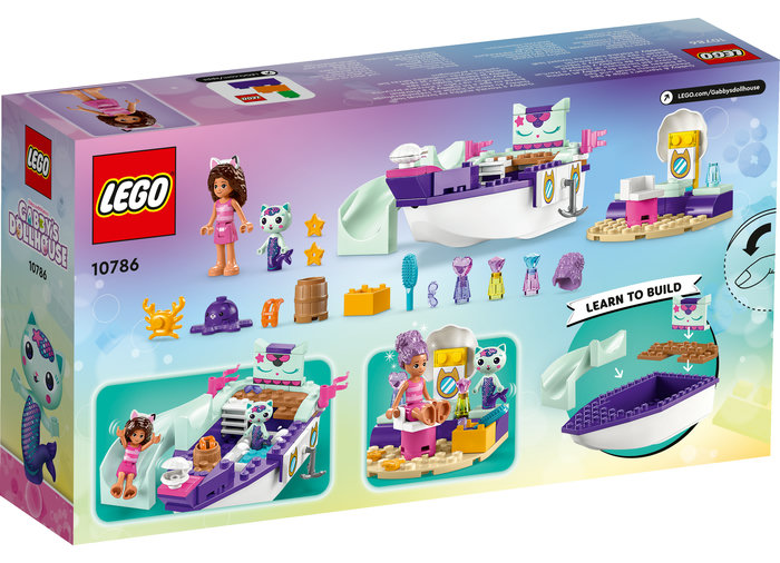 LEGO Gaby\'s Dollhouse - Barca cu Spa a lui Gabby si a Pisirenei (10786) | LEGO - 6 | YEO