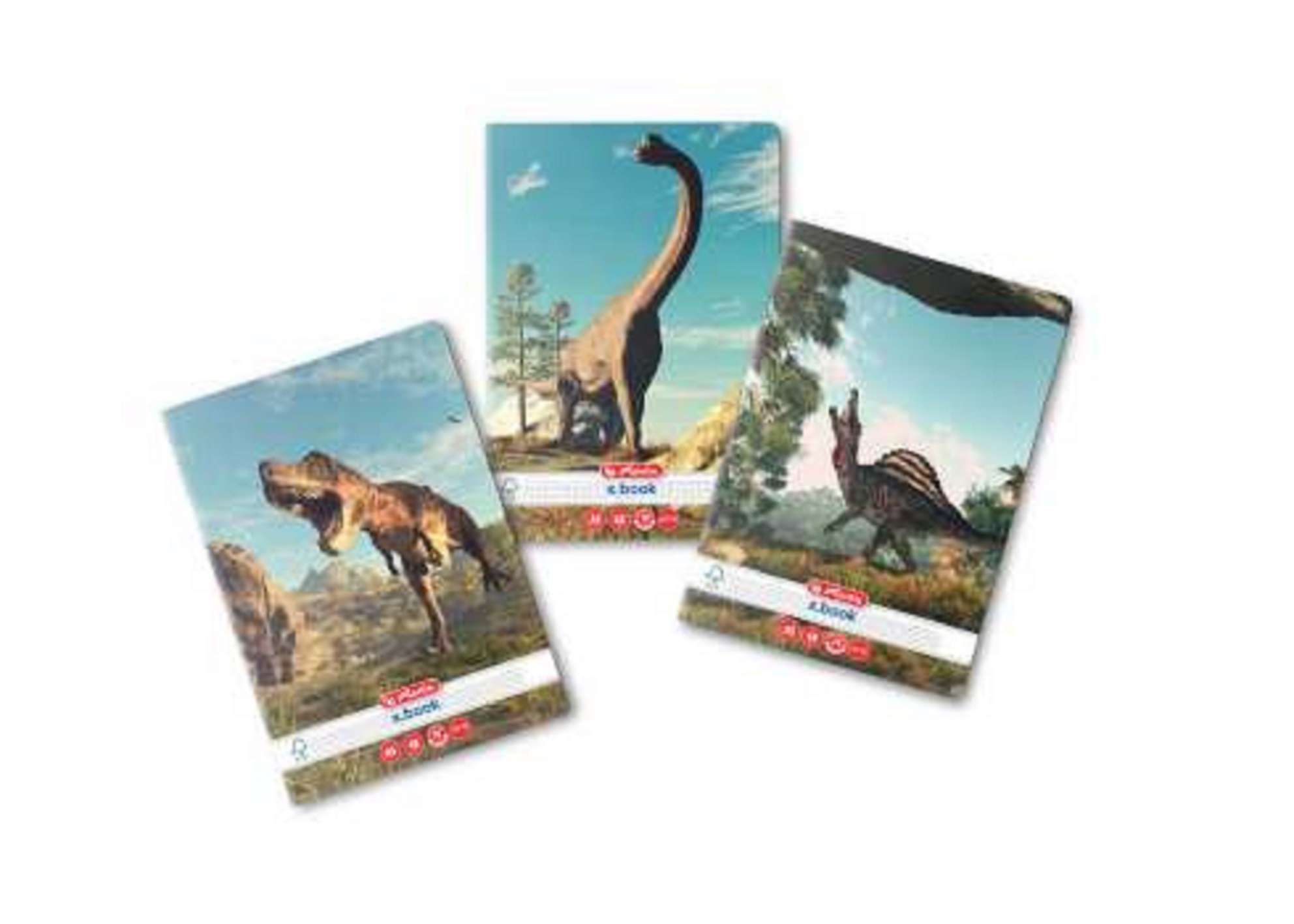 Caiet A5 Matematica - Dino Mania - 3 modele | Herlitz