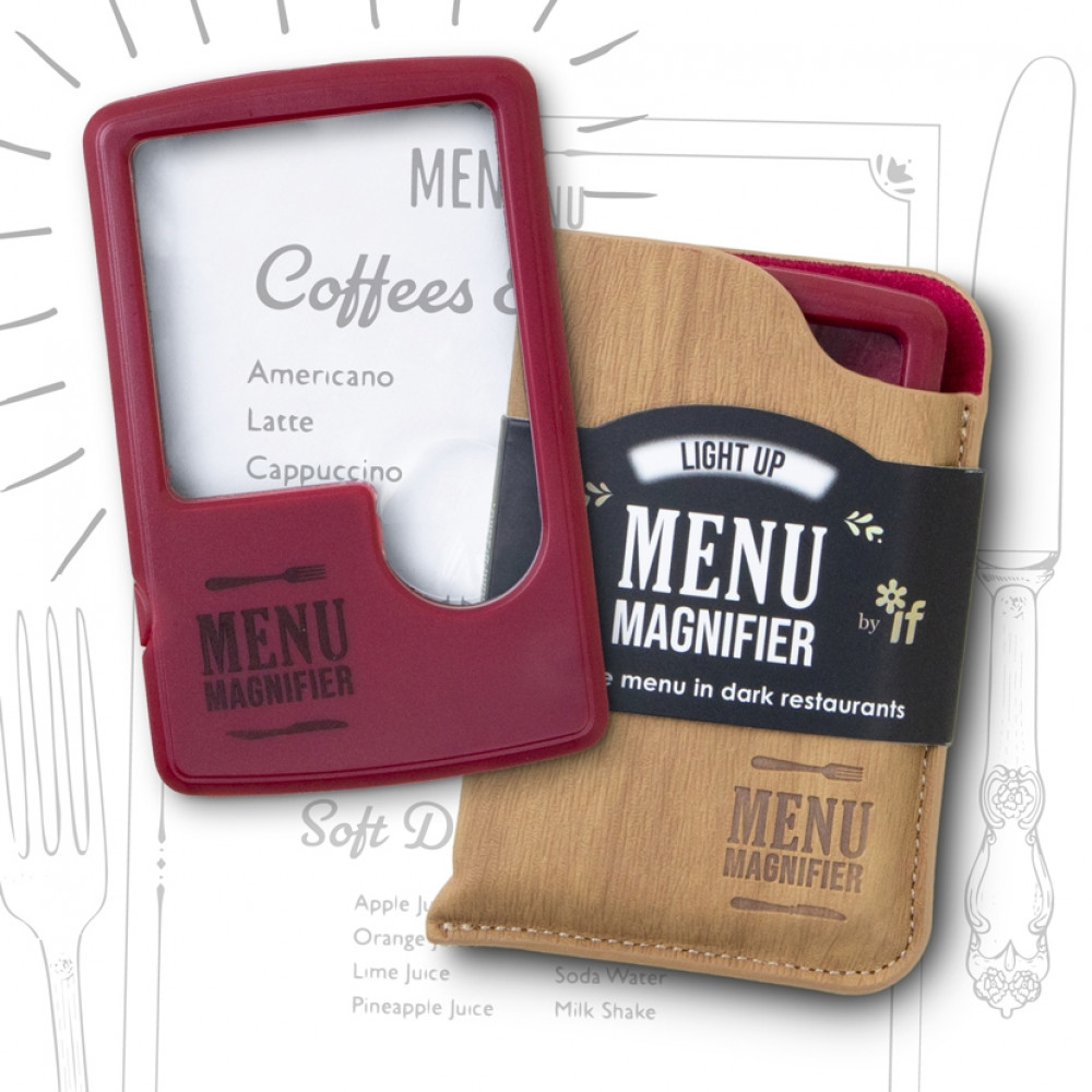 Lupa - Light Up Menu Magnifier - Wine | If (That Company Called)