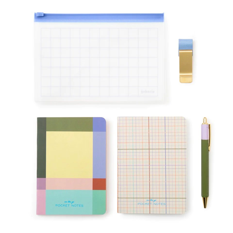 Set rechizite - On The Go Stationery Set | Kikkerland - 4 | YEO