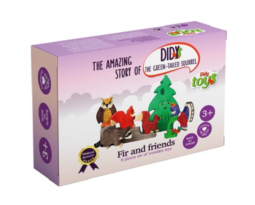 Set 8 figurine - Brad si prietenii lui | Didy Toys