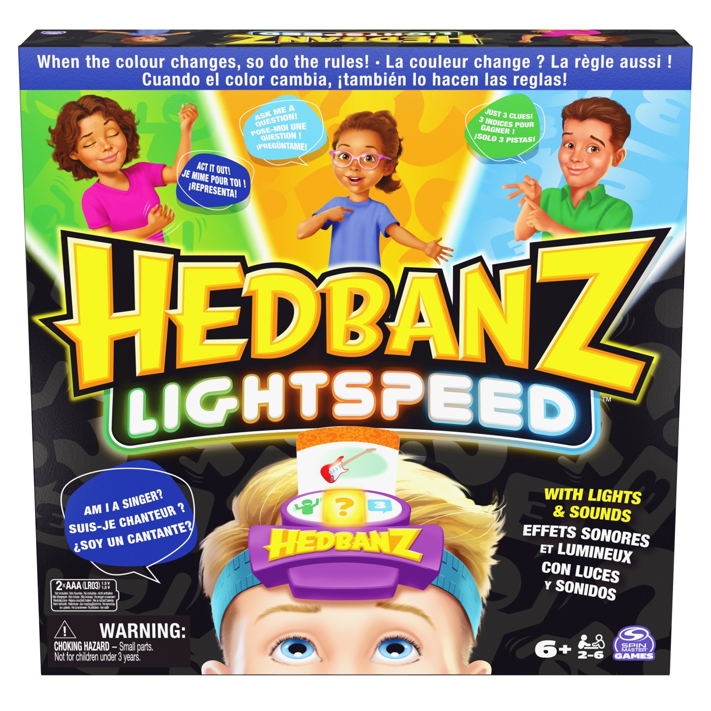 Joc Hedbanz Lightspeed | Spin Master