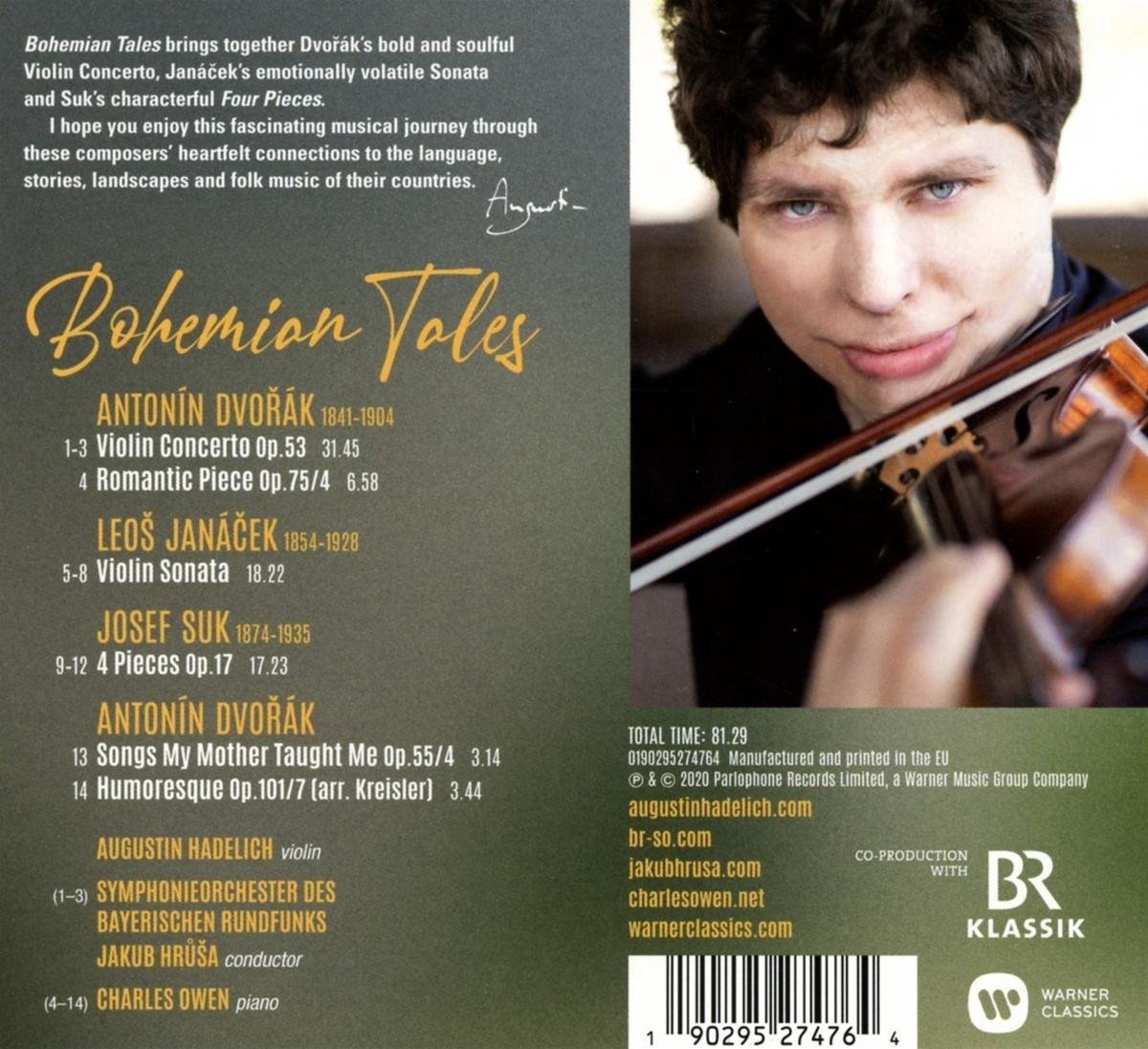 Bohemian Tales | Augustin Hadelich, Jakub Hrusa, Charles Owen