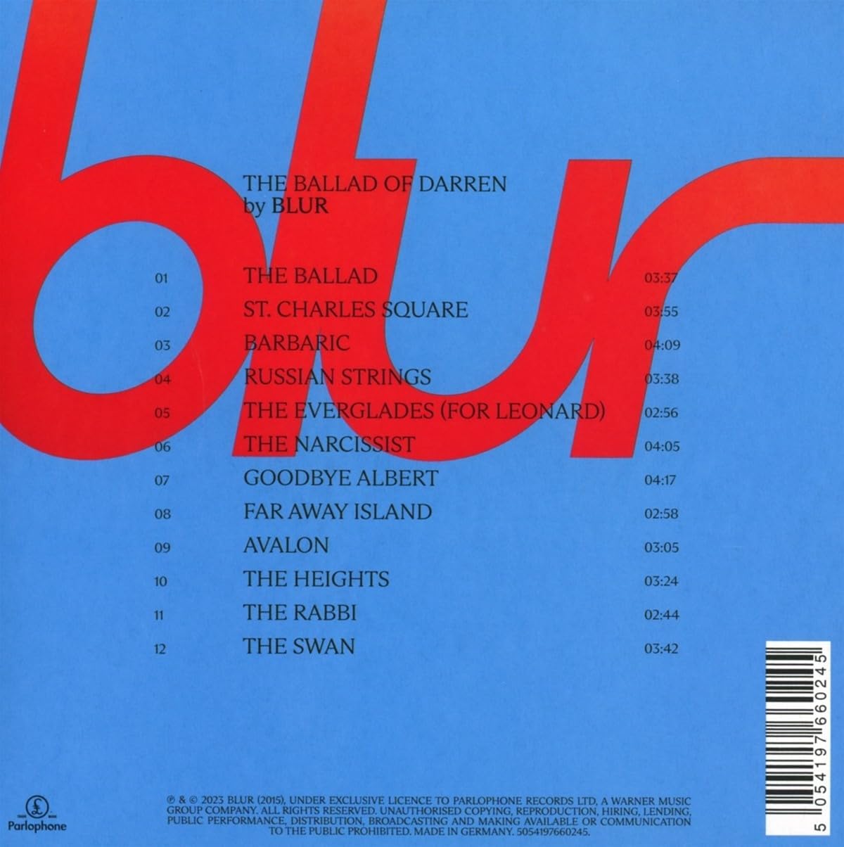 The Ballad Of Darren (Deluxe Edition) | Blur